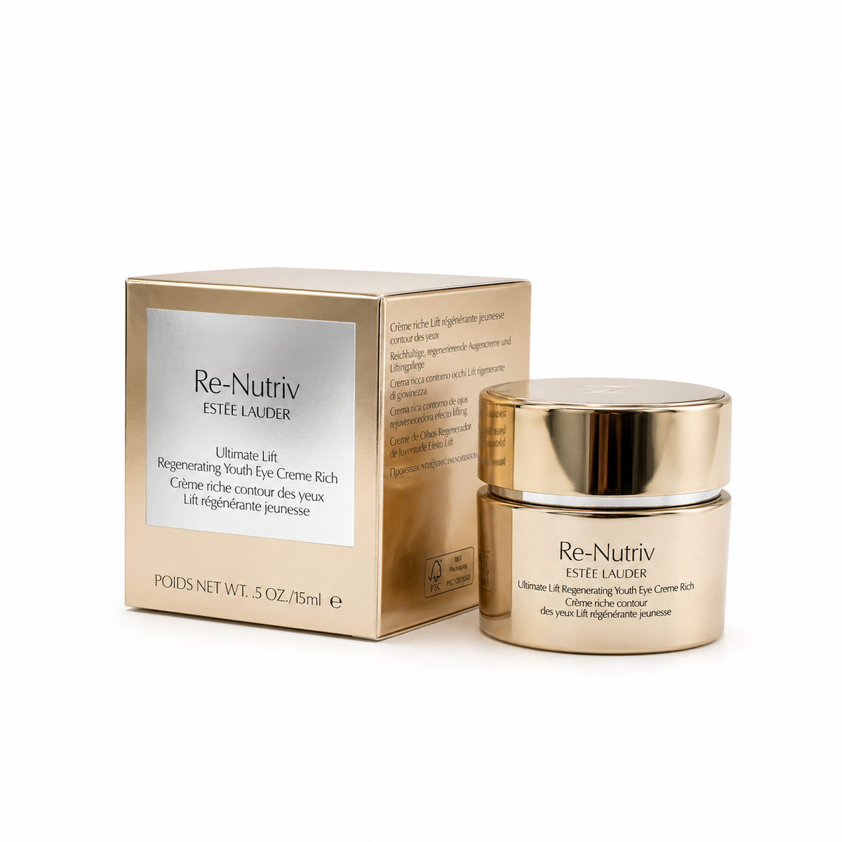Estée Lauder Re-Nutriv Ultimate Lift Regenerating Youth Eye Creme Rich 15 ml Augencreme
