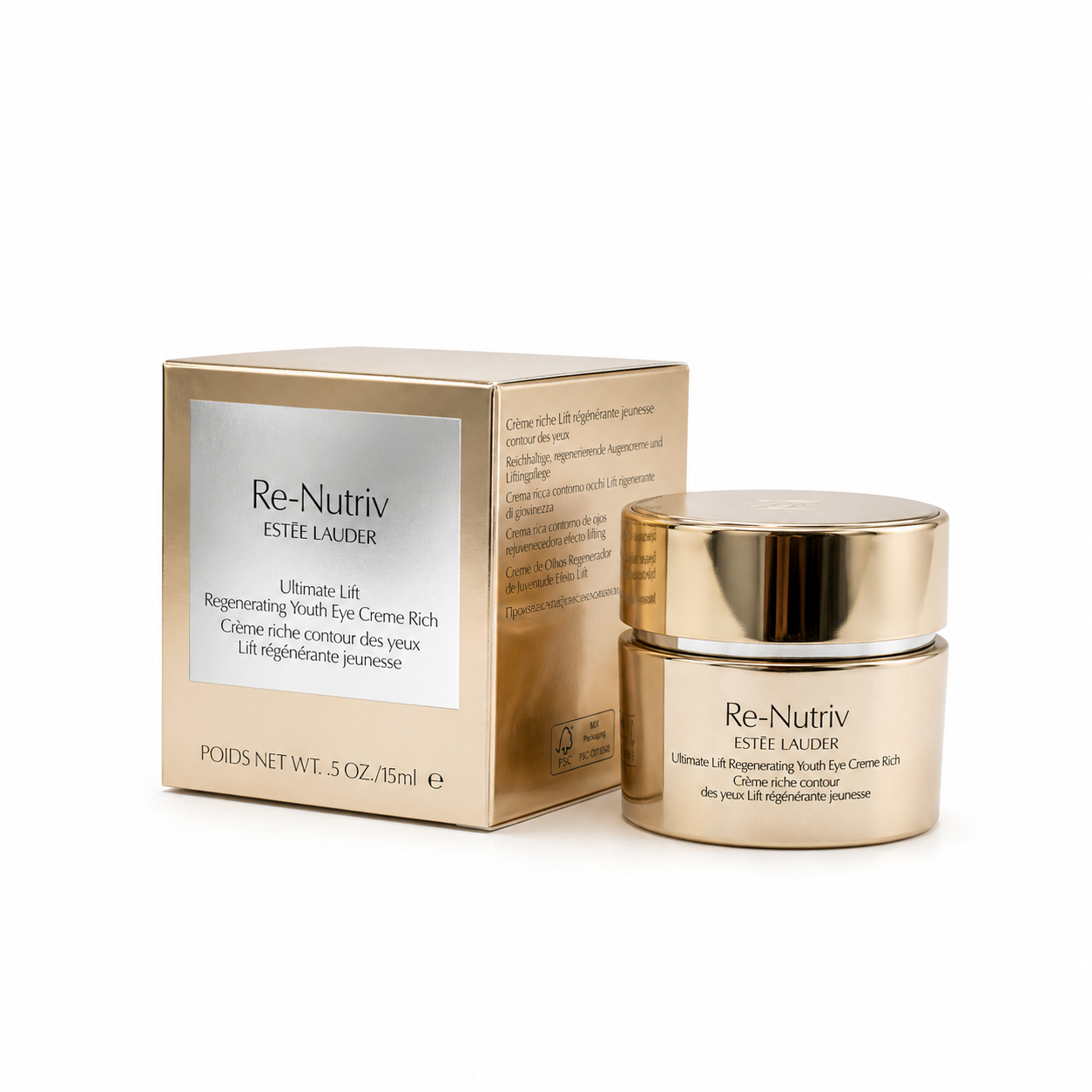 Estée Lauder Re-Nutriv Ultimate Lift Regenerating Youth Eye Creme Rich 15 ml Augencreme