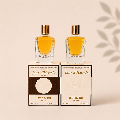 Hermes Jour d’Hermès Eau de Parfum (7,5 ml) & Jour d’Hermès Absolu Eau de Parfum (7,5 ml)